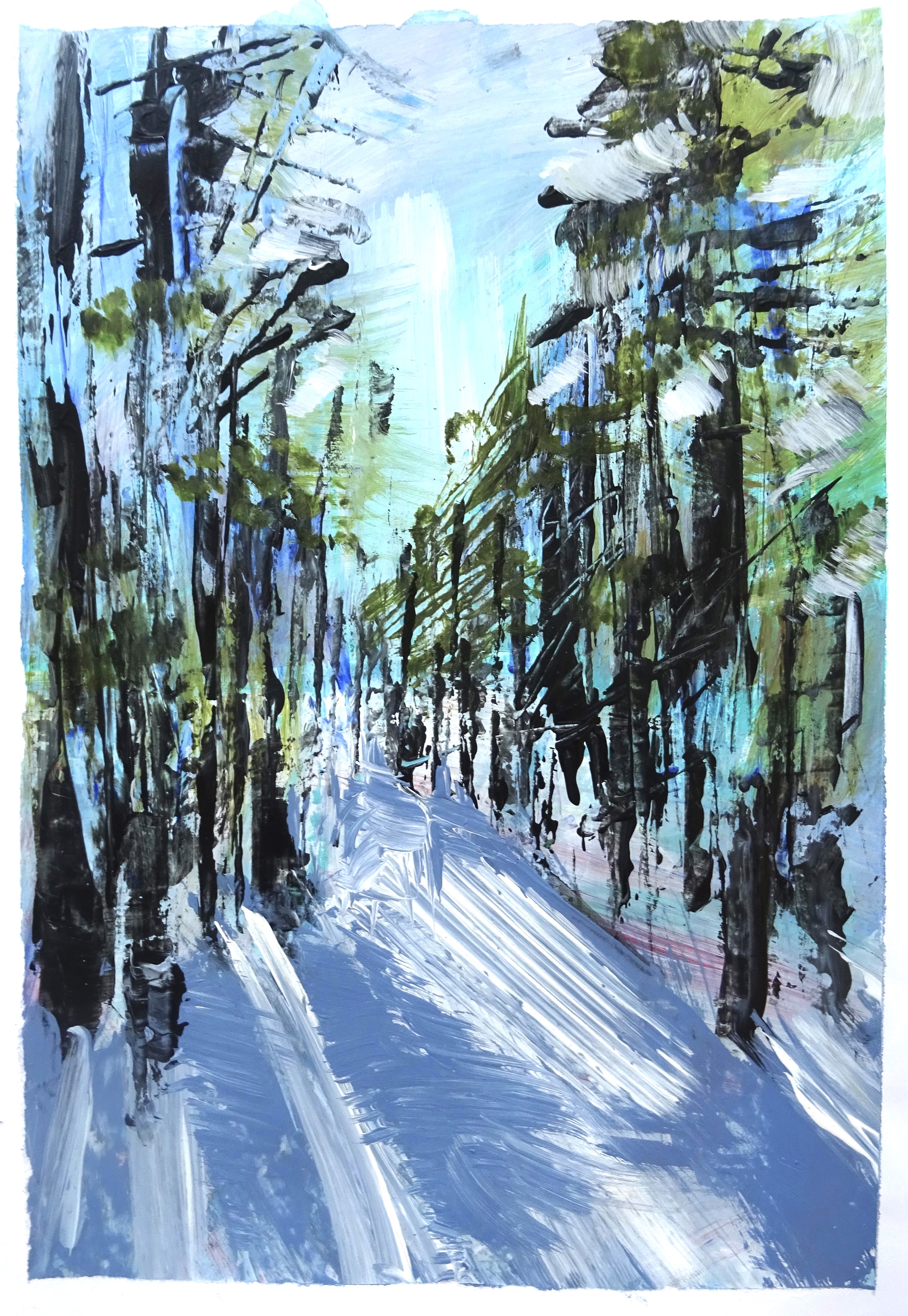 Bild von Franziska Morgner-Fanderl - Serie Waldbilder, Winter 1